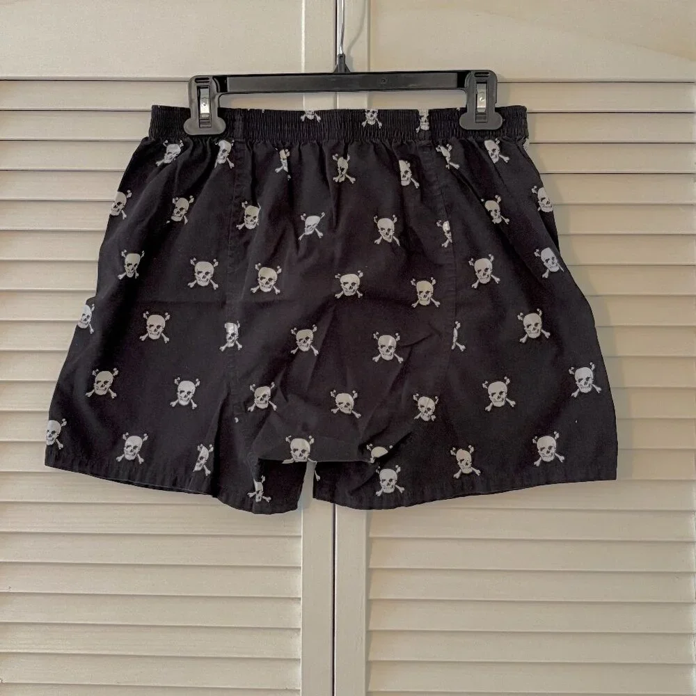Express Boxers - Black/White Pirate